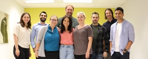 A group of CTC employees gathered at the office